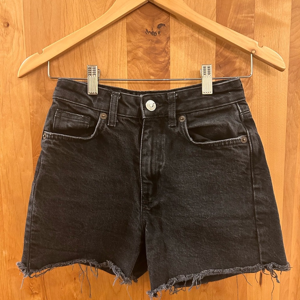 Zara Black Denim Women's Shorts size 2